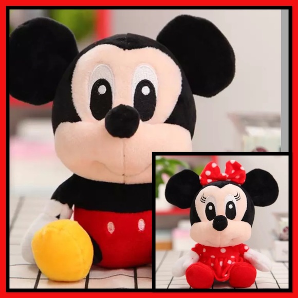 ❣️New❣️Mickey & Minnie Mouse Plush Stuffed ❣️ - Picture 2 of 4